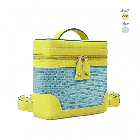 'Écrins Nacelle' Nappa Leather backpack Paille & Geai