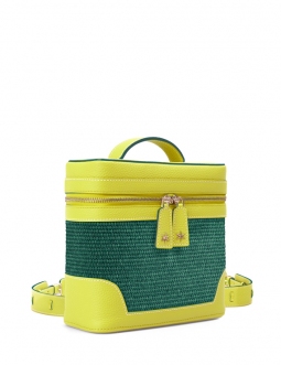 'Écrins Nacelle' Nappa Leather backpack Paille & Fougère