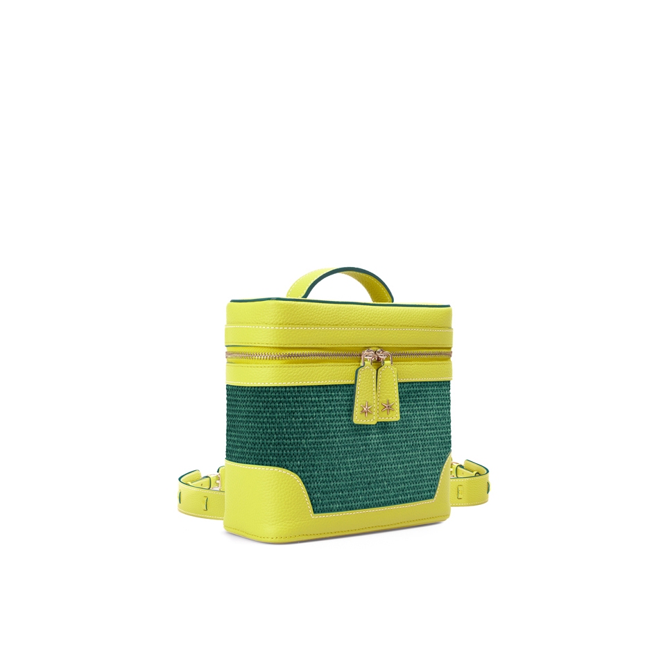 'Écrins Nacelle' Nappa Leather backpack Paille & Fougère