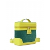 'Écrins Nacelle' Sac à dos Cuir Nappa Paille & Fougère