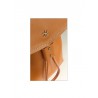'Fontainebleau' Sac à dos Cuir Cognac & Or