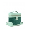 'Écrins Nacelle' Sac à dos Cuir Nappa Opaline & Fougère