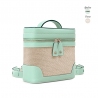 'Écrins Nacelle' Nappa Leather backpack Opaline & Crème