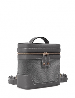 'Écrins Nacelle' Nappa Leather backpack Ardoise & Rocher