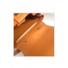 'Fontainebleau' Leather Backpack Cognac & Gold