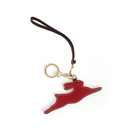 Leather Key Chain and Charms