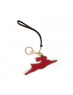 'En L'Air Clé' Porte Clé et Charms en Cuir Nappa