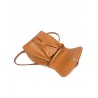 'Fontainebleau' Leather Backpack Cognac & Gold
