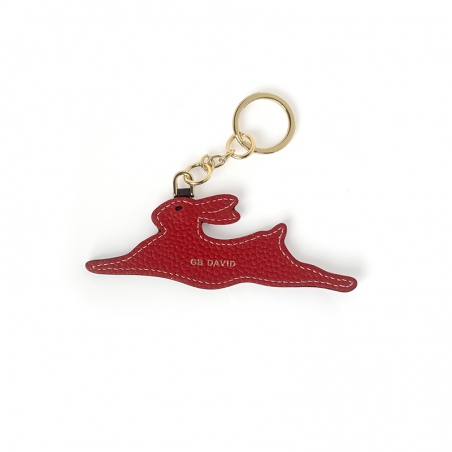 'En L'Air Clé' Porte Clé et Charms en Cuir Nappa
