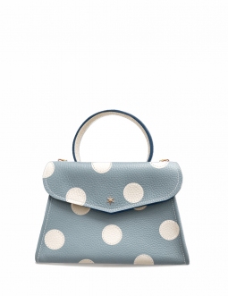 'Chantilly Pois' Sac à main Cuir Nappa Dragée & Or