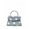 'Chantilly Pois' Nappa Leather handbag Dragée & Gold