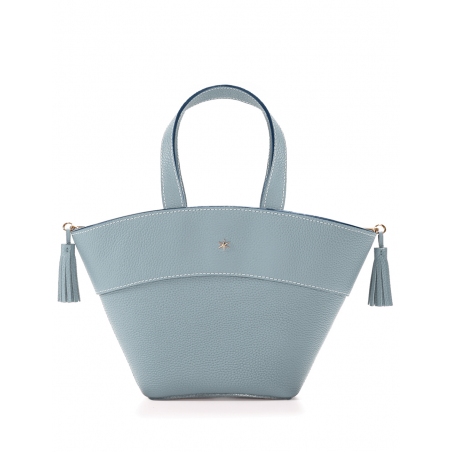 'Galet' Sac à main Cuir Dragée & Or