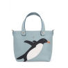 'En L'Air le Sac Pingouin' Sac Cabas Cuir Nappa Dragée & Or