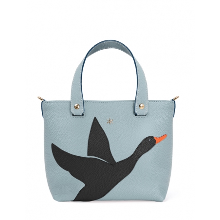 'En L'Air le Sac Oie' Nappa Leather Handbag Dragée & Gold