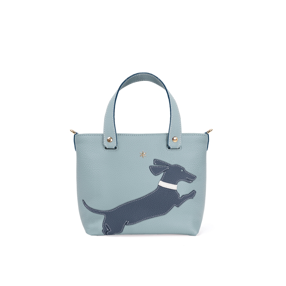 'En L'Air le Sac Le Chat' Nappa Leather Handbag Dragée & Gold