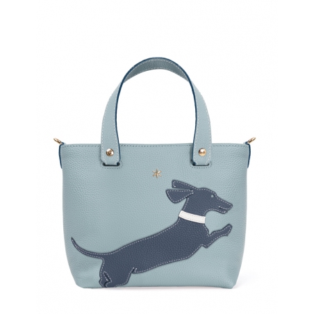 'En L'Air le Sac Le Chat' Sac Cabas Cuir Nappa Dragée & Or