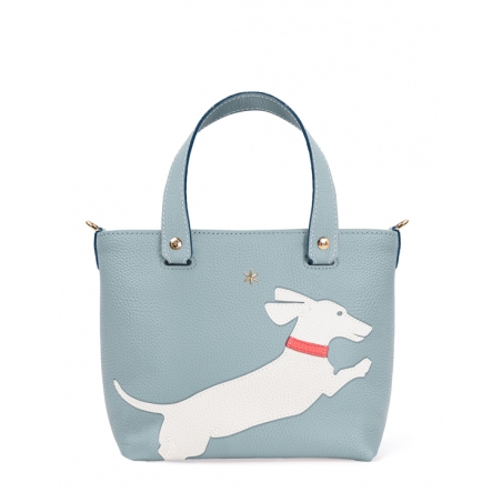 'En L'Air le Sac Le Chat' Sac Cabas Cuir Nappa Dragée & Or