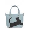 'En L'Air le Sac Le Chat' Sac Cabas Cuir Nappa Dragée & Or