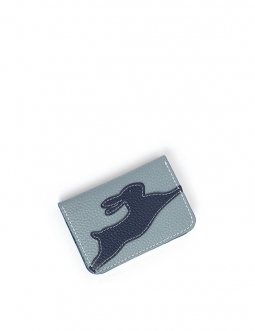 'En L'Air Carte Lièvre' Nappa Leather Card Holder Dragée