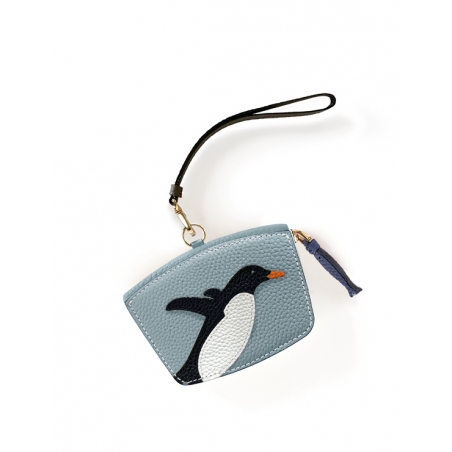 'En L'Air Monnaie Pingouin'  Nappa Leather Wallet Dragée