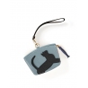 'En L'Air Monnaie Chat'  Nappa Leather Wallet Dragée