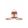 'Fontainebleau Duo' Leather Backpack Cognac & Gold