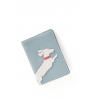 'En L'Air Voyage Téckel' Nappa Leather passport Holder Dragée