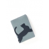 'En L'Air Voyage Chat' Nappa Leather passport Holder Dragée