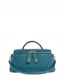 'Lingot' Sac à main Cuir Nappa Indigo & Or
