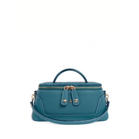 'Lingot' Sac à main Cuir Nappa Indigo & Or