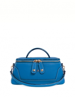 'Lingot' Nappa Leather handbag Cyan & Gold