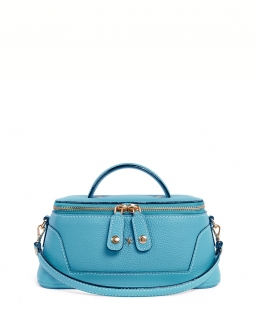 'Lingot' Sac à main Cuir Nappa Azur & Or