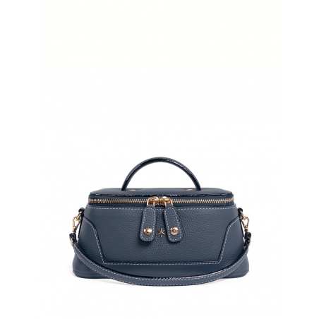 'Lingot' Nappa Leather handbag Night Blue & Gold