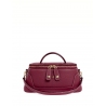 'Lingot' Nappa Leather handbag Dark Red & Gold