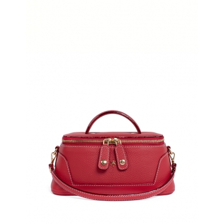 'Lingot' Nappa Leather handbag Red & Gold