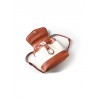 'Fontainebleau Duo' Leather Backpack Cognac & Gold