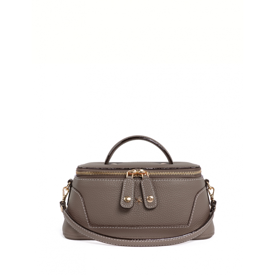 'Lingot' Sac à main Cuir Nappa Volcan & Or