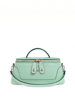 'Lingot' Nappa Leather handbag Opaline & Gold