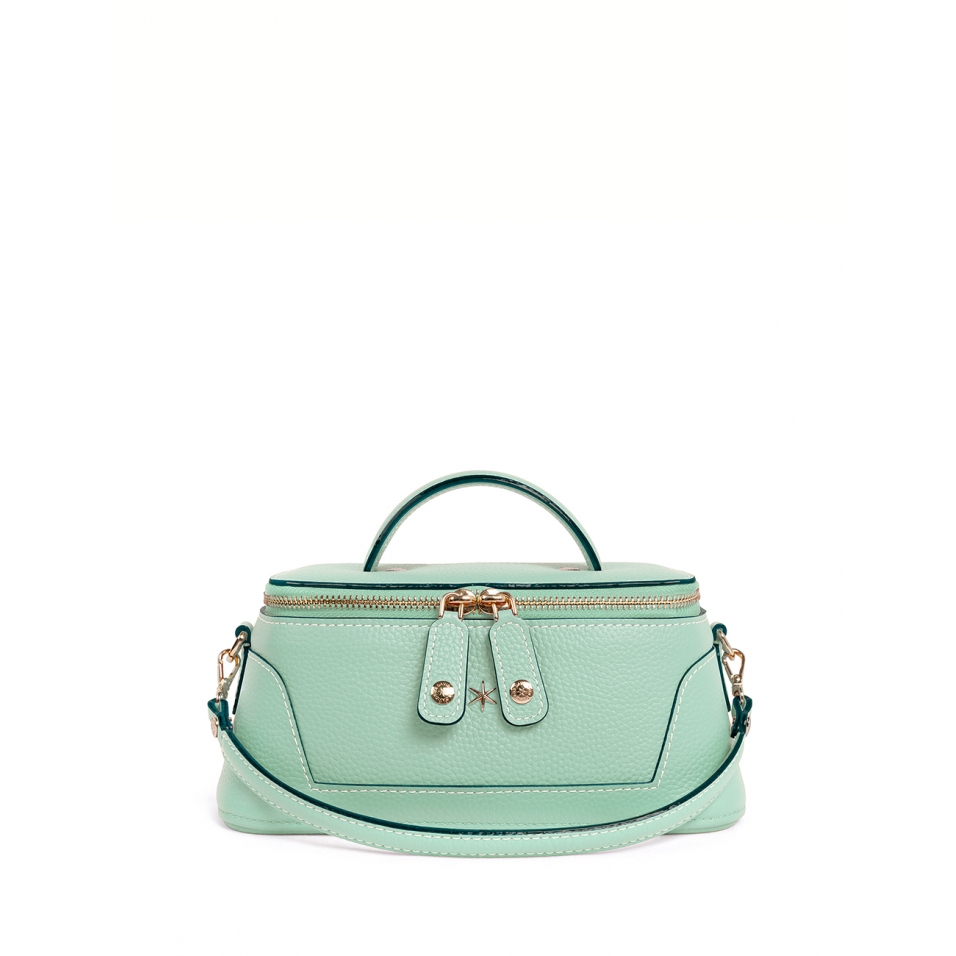 'Lingot' Nappa Leather handbag Opaline & Gold