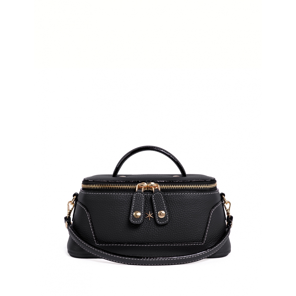 'Lingot' Nappa Leather handbag Black & Gold