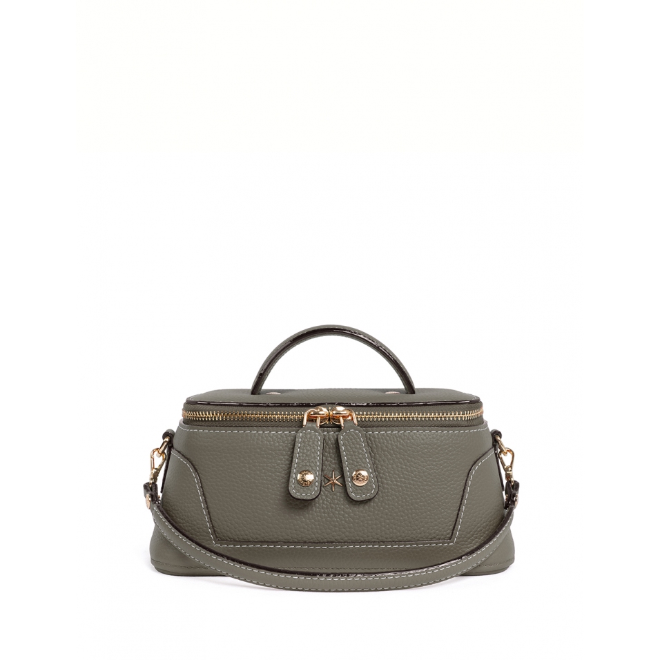 'Lingot' Sac à main Cuir Nappa Éléphant & Or