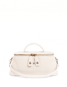 'Lingot' Nappa Leather handbag Cream & Gold