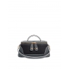 'Lingot Duo' Sac à main Cuir Nappa Ardoise, Ébène & Or