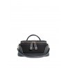 'Lingot Duo' Sac à main Cuir Nappa Ardoise, Ébène & Or