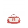 'Lingot Duo' Sac à main Cuir Nappa Pastèque, Crème & Or