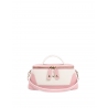 'Lingot Duo' Nappa Leather handbag Light Pink, Cream & Gold