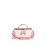 'Lingot Duo' Sac à main Cuir Nappa Rose Poudré, Crème & Or