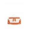 'Lingot Duo' Nappa Leather handbag Orange, Cream & Gold