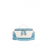 'Lingot Duo' Sac à main Cuir Nappa Azur, Crème & Or