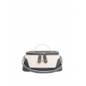 'Lingot Duo' Sac à main Cuir Nappa Ardoise, Crème & Or